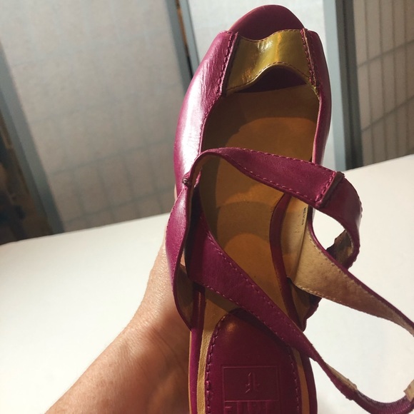 NWOT Frye Blair Slingback 3.5” wooden platform - Picture 2 of 7